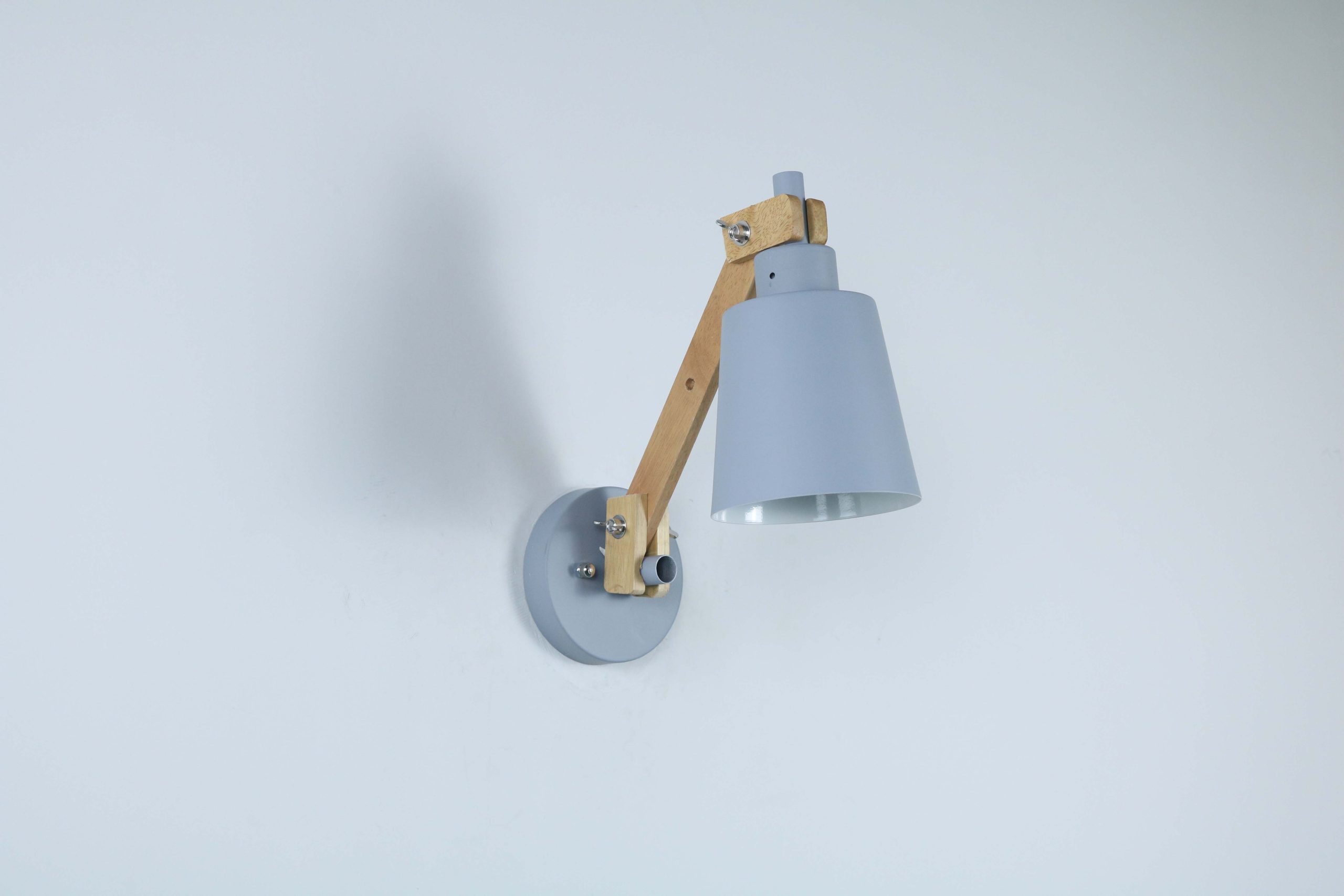 Wooden Pendant Lamp 6010B Gray